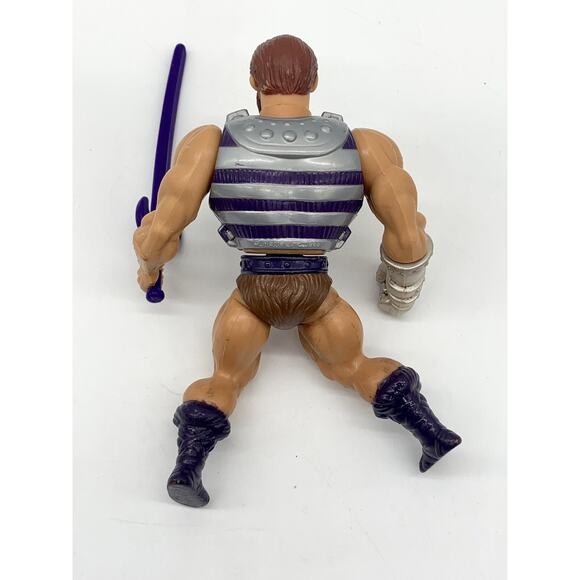 Vtg 1983 Masters Of The Universe Fisto Action Figure MOTU He-Man W/ Sword Chest - Picture 5 of 6